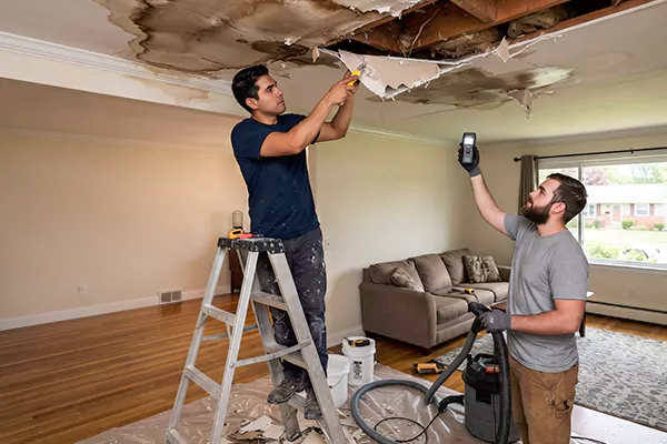 Ceiling Water Damage Restoration American Fork