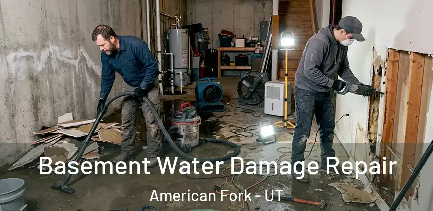  Basement Water Damage Repair American Fork - UT