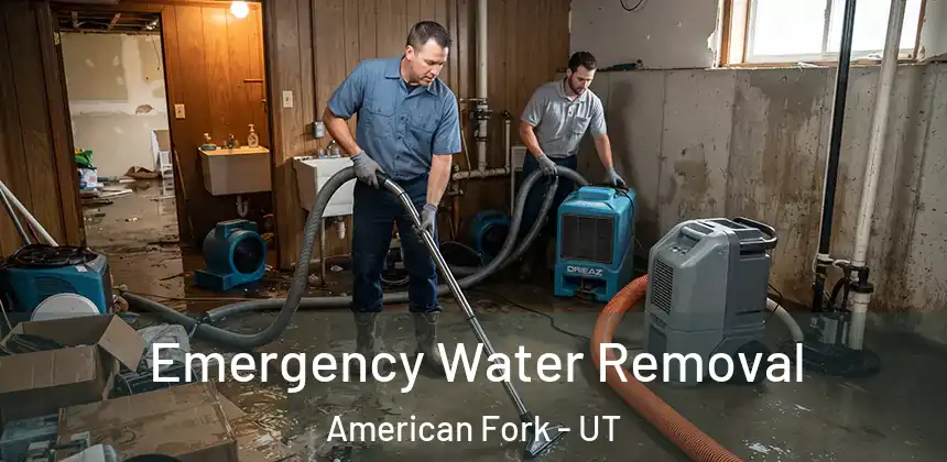  Emergency Water Removal American Fork - UT