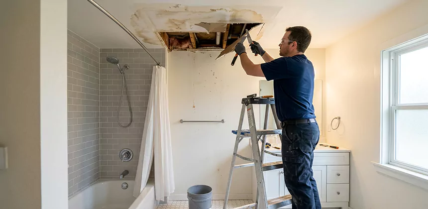 Bathroom Leak Ceiling Repair in American Fork